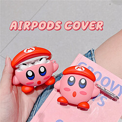 GUPBOO Airpods Coque Housse Étui Protecteur Compatible pour AirPods 3-Étoile de bande dessinée en silicone Kirby