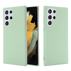 Coque en silicone vert pour votre Samsung Galaxy S22 Ultra