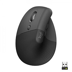 Souris Sans Fil Logitech Lift Left Ergonomique Verticale pour gaucher, Bluetooth ou récepteur USB Logi Bolt, Silencieuse