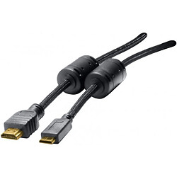 Abi Diffusion Cordon HDMI haute vitesse vers miniHDMI HQ - 2,0m