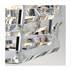 Acheter Elstead Lighting Applique murale Shoal Cristal Nickel poli