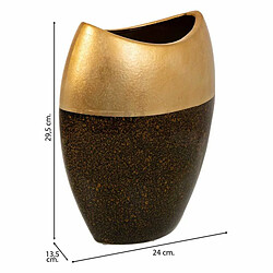 Avis Vase Alexandra House Living Or Céramique 13 x 29 x 24 cm