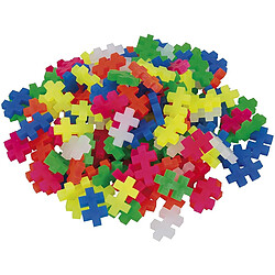 PLUS PLUS - Neon Mix - 300 pièces, jouet de construction à tige/vapeur, mini blocs de puzzle pour enfants