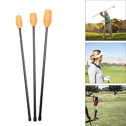 Avis 19 Pouces Golf Swing Trainer Corrector Club Strength Golf Flex Training Aid Mens