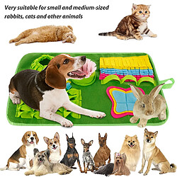 Avis Universal Tapis de nez pour chien Tapis d'entraînement pour nez Tapis de distributeur de nourriture Puzzle Matériel lent Jouet interactif Relâchement de stress Tapis d'alimentation