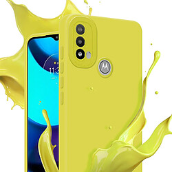 Cadorabo Coque Motorola MOTO E20 Etui en Jaune pas cher