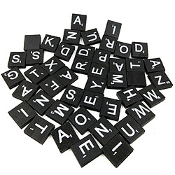 Puzzle Alphabet Numéros en Bois Bloc Noir