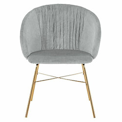 Paris Prix Chaise Design en Velours Kanye 80cm Argent