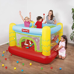 Château Gonflable avec 25 Balles de Jeu Bestway Jumptacular Bouncer 175x173x114 cm Multicolore avec Filet de Sécurité