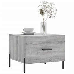 Avis Maison Chic Lot de 2 Tables basses,Table Console pour salon sonoma gris 50x50x40 cm bois d'ingénierie -MN99074