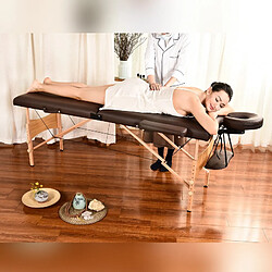 Table De Massage Pliante Avec Accessoires Et Housse Tdm102 Marron Yoghi pas cher