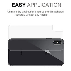 Avis Wewoo Protection dorsale en PET pour dos droit de 100 PCS 0.1mm HD pour iPhone XS Max, sans emballage de vente au détail