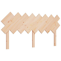 Maison Chic Tête de lit scandinave,Meuble de chambre 159,5x3x80,5 cm Bois massif de pin -MN94116