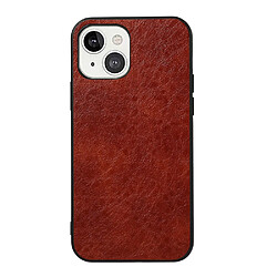 Coque en TPU + PU crazy horse marron pour votre Apple iPhone 13 mini 5.4 pouces