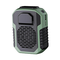 Ventilateur De Cou Portable Avec Sangle Réglable (Vert)