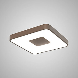 Inspired Plafonnier Carré 80W LED Avec Télécommande 2700K-5000K, 3900lm, Or, 3 ans de Garantie