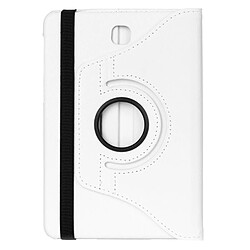 Avis Wewoo Housse Étui blanc pour Samsung Galaxy Tab S2 8.0 Litchi Texture 360 degrés rotation en cuir avec support multifonctionnel