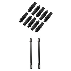 2pcs Nouilles de Frein V ,10pcs Guide-Câble Bottes de Tuyau pour Vélo Pliant Vélo ,Bike Accessoires