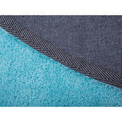 Acheter Beliani Tapis rond en tissu bleu clair DEMRE