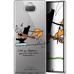 Caseink Coque Pour Sony Xperia 10 (6 ) [Gel HD Collection Les Shadoks ? Design Musicien - Souple - Ultra Fin - Imprimé en France]