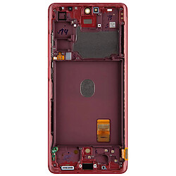 Ecran complet compatible avec Samsung Galaxy S20 FE 5G SM-G781B " rouge vitre tactile + écran LCD sur chassis - Visiodirect -