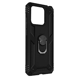 Avizar Coque Redmi 10C Hybride Antichoc Bague de maintien Support Vidéo noir