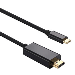 Wewoo Câble adaptateur mâle 1,8 m HDMI vers USB-C / Type-C