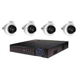 Kit de Vidéosurveillance Dahua Enregistreur DVR et 4 Caméras Dôme Analogiques HDCVI