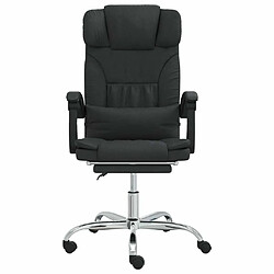 Avis Maison Chic Fauteuil de massage inclinable de bureau,Fauteuil luxe de relaxation Noir Similicuir -MN78647