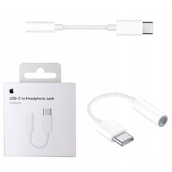 GUPBOO ADAPTATEUR JACK APPLE IPPHONE TYPE-C BLANC,JL1684 pas cher