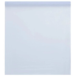 vidaXL Film de fenêtre statique dépoli blanc transparent 45x1000cm PVC