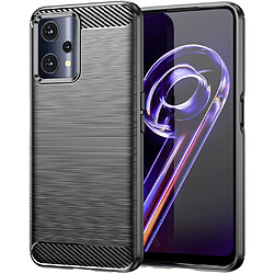 Coque brossée noire pour Oppo Realme 9 Pro / Realme 9 5G souple Antichoc pochette XEPTIO