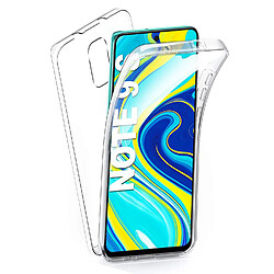 Xeptio Coque 360 degrés pour Xiaomi Redmi Note 9S Protection intégrale arrière et Avant TPU Transparente