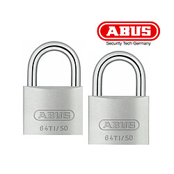 Cadenas Abus 64 Titalium 40Twins Spécial Extérieur