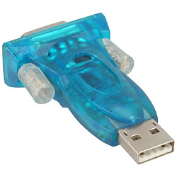 Adaptateur USB - sériel, InLine®, prise A à 9 broches Sub D prise, avec rallonge USB 0,8m