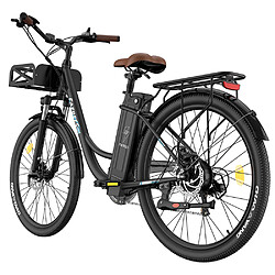 Fafrees F26 Vélo électrique durable, moteur 250W, batterie 36V 20.3Ah, pneus 26*1.95'', vitesse maximale de 25 km/h, Autonomie de 140 km, SHIMANO 7 vitesses Noir pas cher