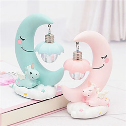 Yonis Lampe Nuit Romantique Dessin Animé Lune Cadeau Noël Anniversaire Enfant pas cher