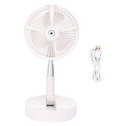 Acheter Ventilateur de Bureau Télescopique Portable Pliant Ventilateur Led Hydratant par Atomisation Chargement Usb