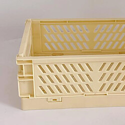 Petit Panier De Rangement Organisateur De Bureau Multiusage Porte-articles Divers Jaune