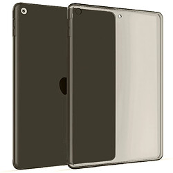 OKULI Transparent Étui Silicone Coque Housse Case Cover pour Apple iPad (10.2) (2019-2020) en Noir