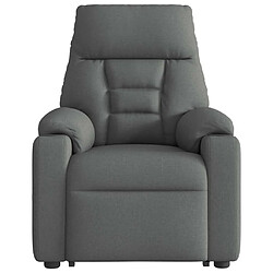 Acheter vidaXL Fauteuil inclinable Gris foncé Tissu