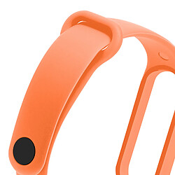 Avizar Bracelet pour Xiaomi Mi Band 5 / 6 / 7 Silicone Soft Touch Waterproof Orange