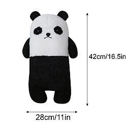 Universal Porte-oreiller pour animaux de dessin animé en peluche à cercle souple (panda)