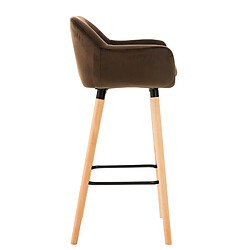 Acheter Non Tabouret de bar Grant velours