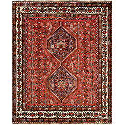 Vidal Tapis de laine 194x159 rouge Ghashghai