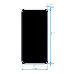 Crong 7D Nano Flexible Glass - Protecteur d'écran hybride à couverture complète 9H Samsung Galaxy S22+