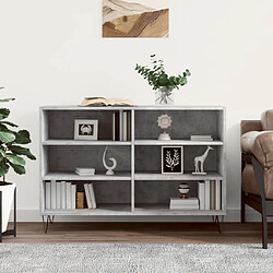 Maison Chic Buffet,Meuble de Rangement,commode pour salon,Cuisine gris béton 103,5x35x70 cm bois d'ingénierie -MN97763