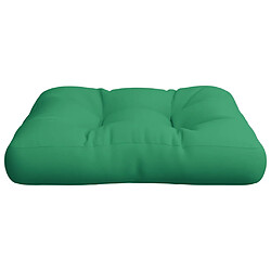 Acheter vidaXL Coussin de palette vert 60x60x12 cm tissu