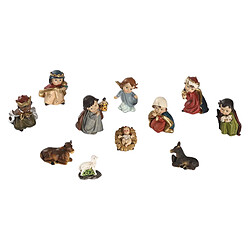 Bande dessinée Des Crèches Crèche de Noël Figure Bébé Naissance Jésus Christ Peint À La Main Crèche Miniatures Ornement Église Cadeaux Accueil Parti