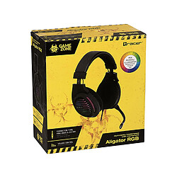 Casque RVB avec microphone Tracer Gamezone Aligator